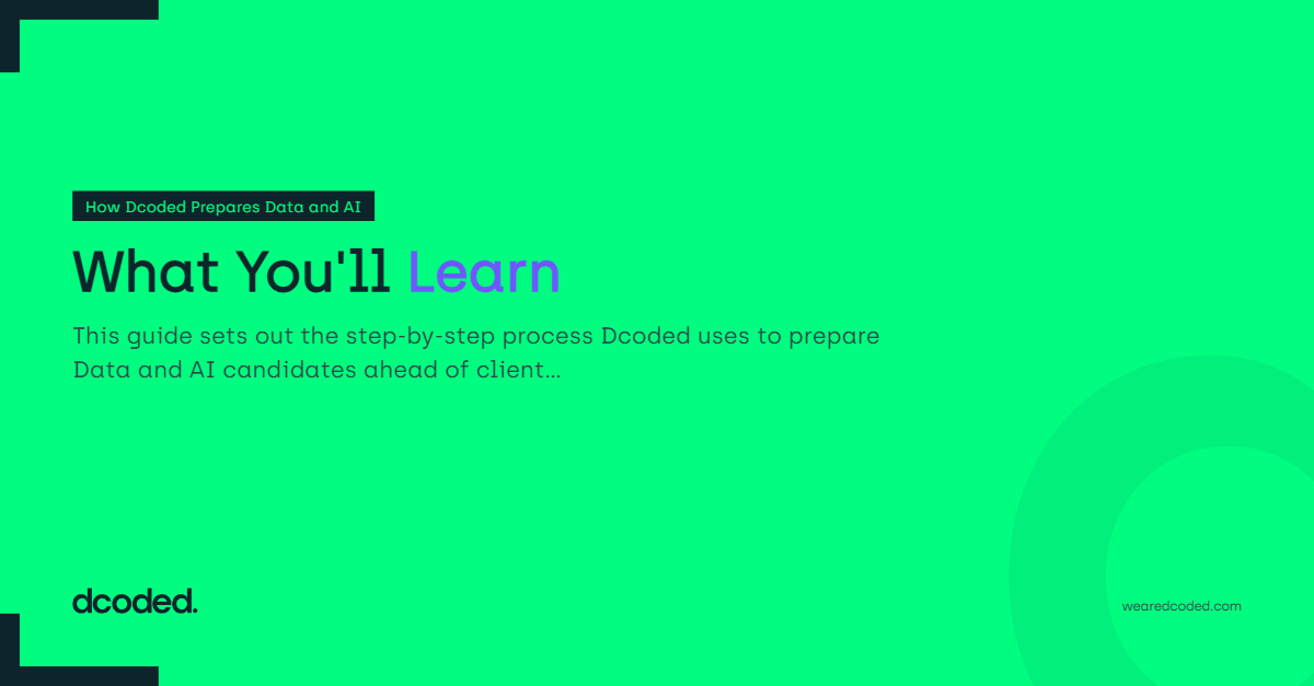 What You'll Learn — dcoded. Manchester tech recruitment