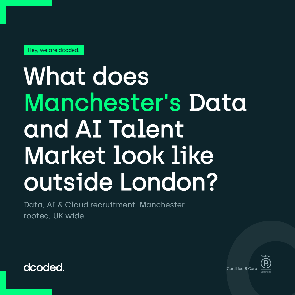 What Does Manchester's Data and AI Talent Market Look Like Outside London?