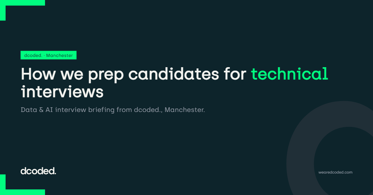 How Dcoded Prepares Data and AI Candidates for Technical Interviews